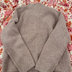 NWT Abercrombie & Fitch Light Pink Cowl Neck Sweater